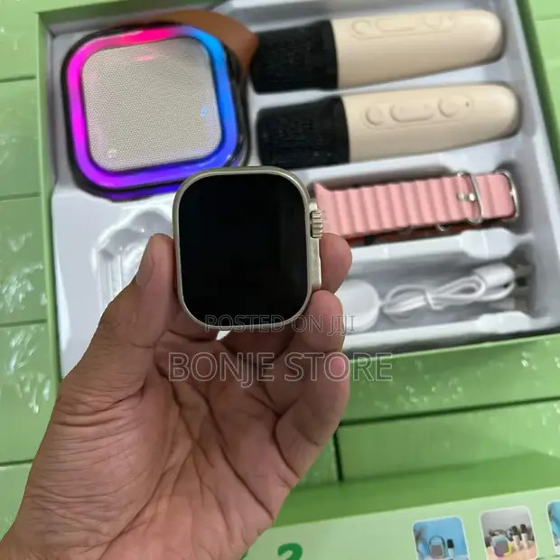 پک ساعت هوشمند سری ULTRA همراه با اسپیکر و 2 میکروفن مدل OK-2